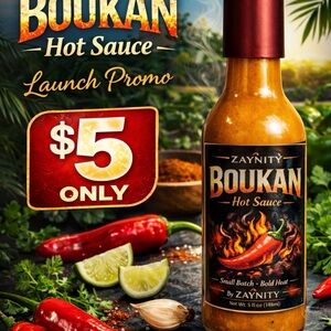 Boukan Hot Sauce - Fiery Red Flavor
